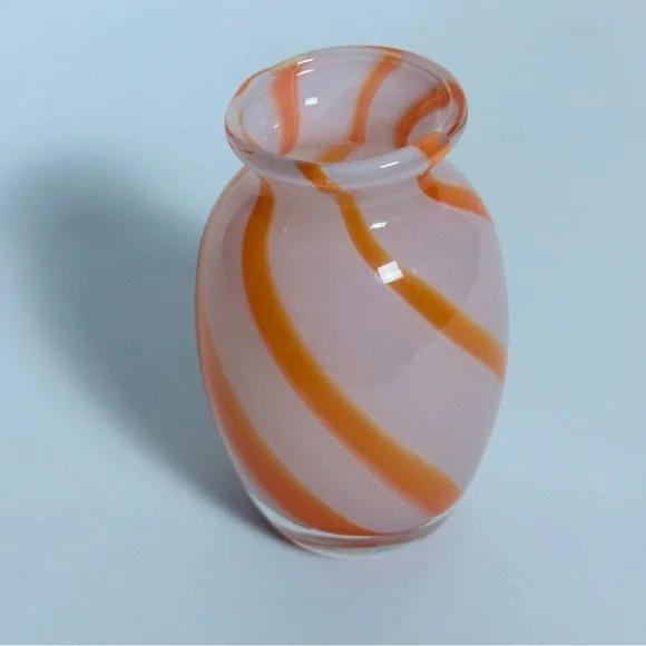 Anthropologie Peper Glass Bud Vase Hot Pink Home Office Decor Elegant - Picture 3 of 8